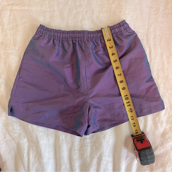 Aritzia TNA iridescent purple/blue adjustable waist high rise athletic shorts XS - Picture 5 of 7